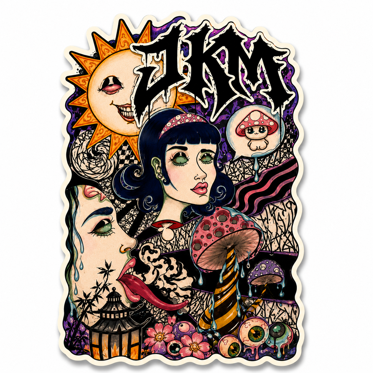 JKM Psychedelic Dreams Sticker