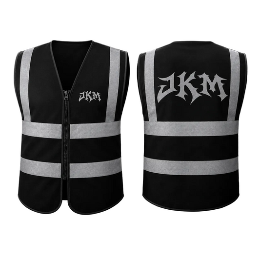 JKM Reflective Utility Vest – Black