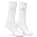 JKM White Crew Socks